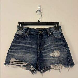 NOBO Women’s Blue Distressed Jean Shorts